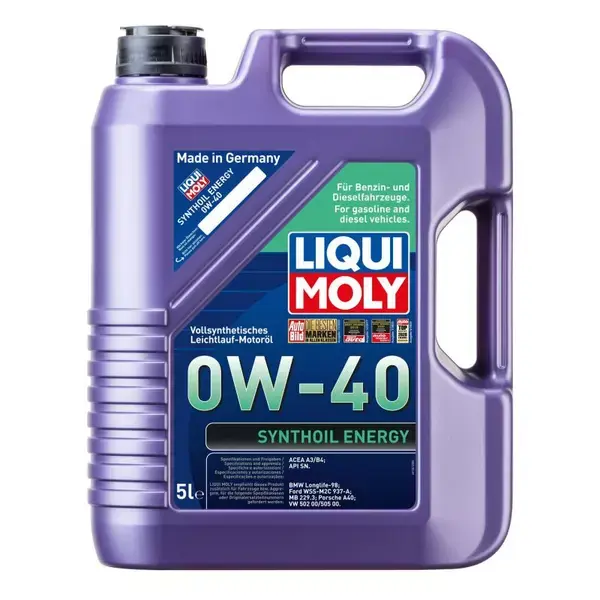 LIQUI MOLY • LIM95150W405L Moottoriöljy 0W40 5L Tilaa Heti